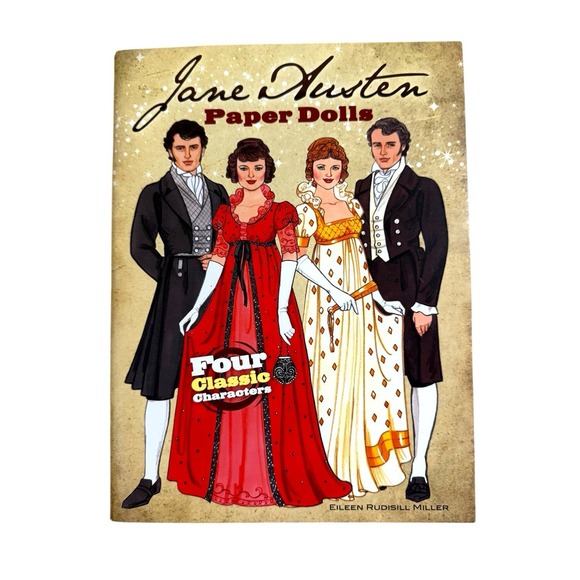 Jane Austen Paper Dolls: Four Classic Characters, Miller, Eileen Rudisill, - Picture 7 of 7
